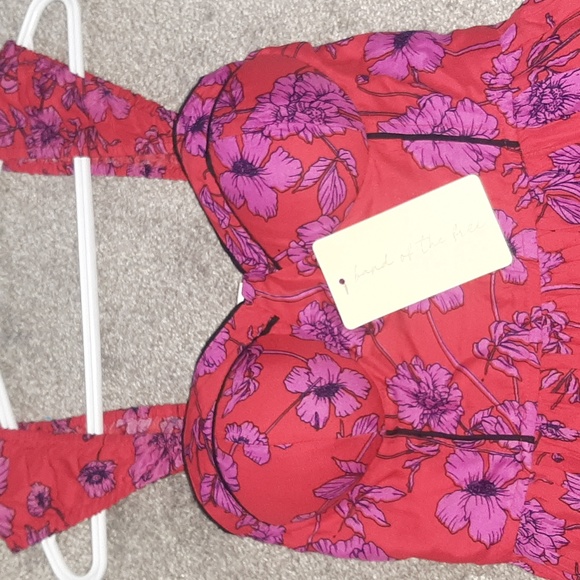 Band of the free  red floral mini dress - Picture 2 of 4